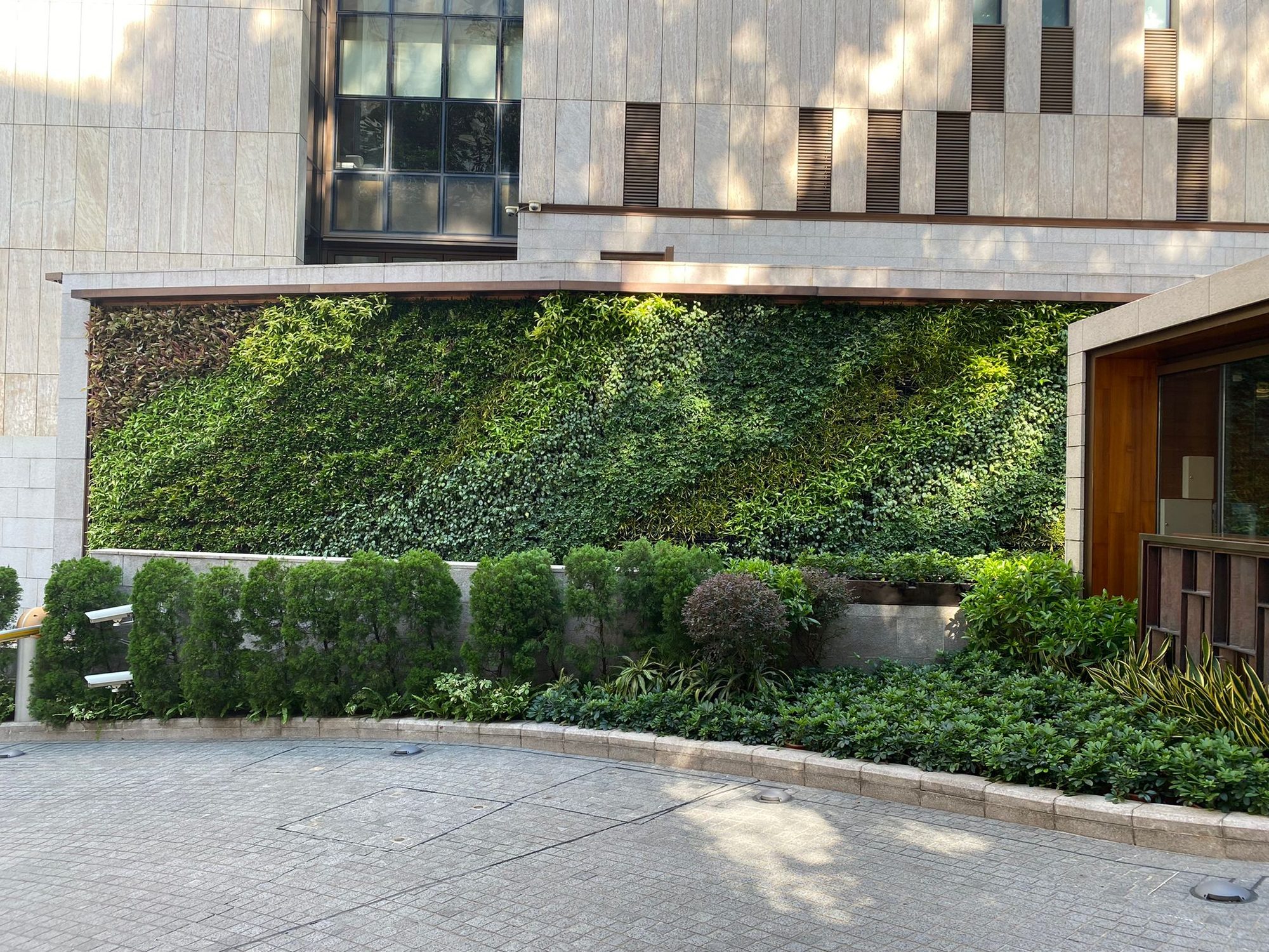 Blue Pool Road estate green wall maintenance